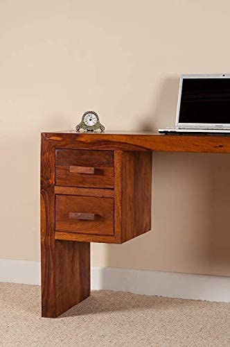 Mango Wood Vanlue Study Desk Table for Home and Office | Brown Finish