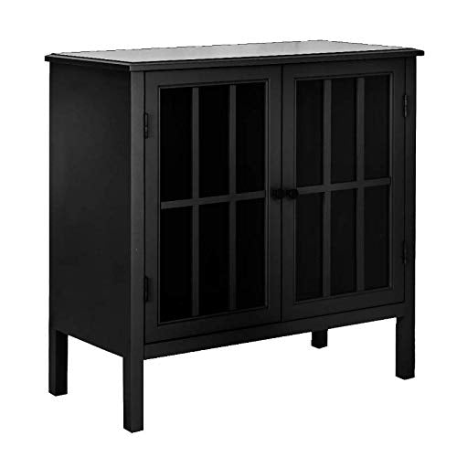 Soild Wood Vicuna Two Door Sideboard Storage Cabinet for Living Room
