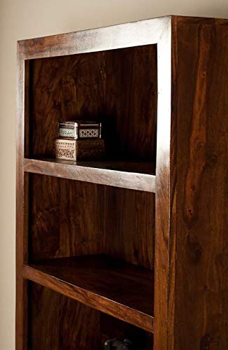 Idaho Sheesham Wood Tall Bookcase