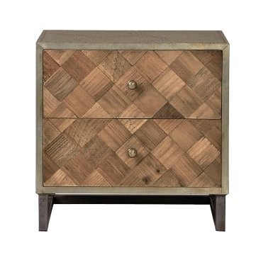 Solid Wood Lisbon Bedside Storage Table for Living Room