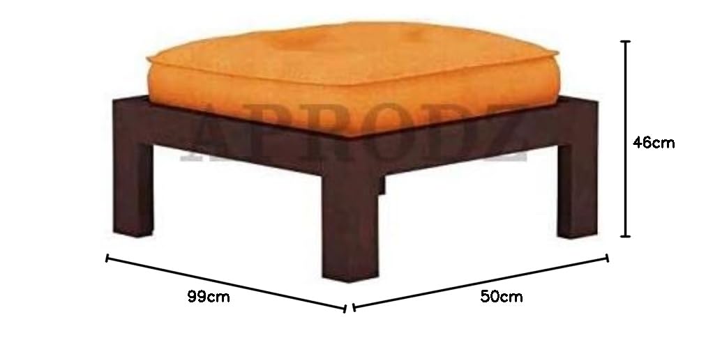 Sheesham Wood Nicola Stylish Coffee Table with 2 Stools for Living Room | Center Table for Home | Brown Finish…