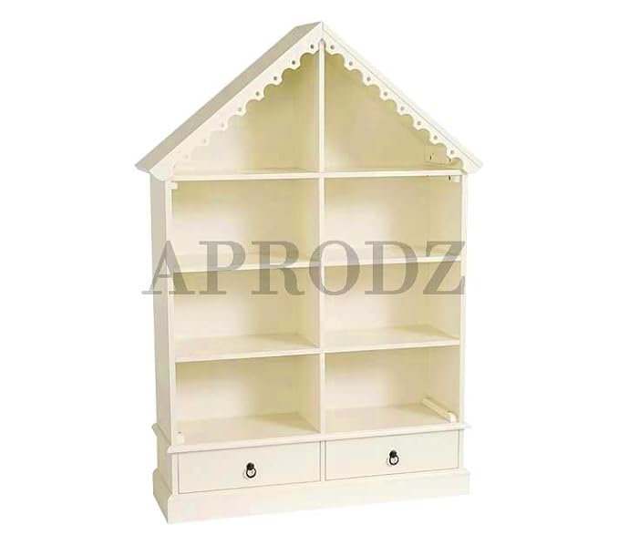 Dollhouse Bookcase Cream Finish