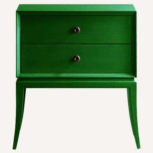 Lajas Mango Wood Bedside Table with Two Drawer