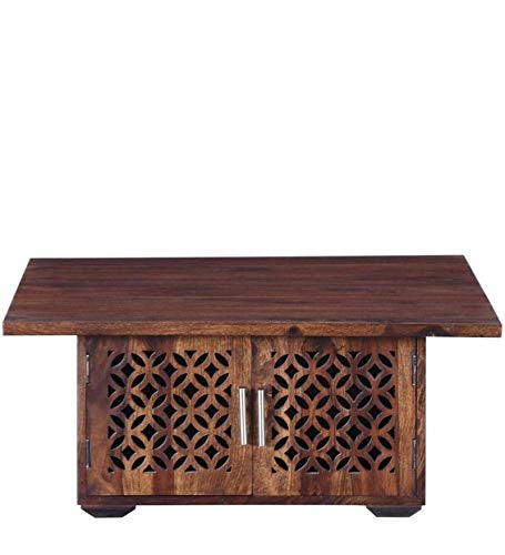 Durque Sheesham Wood Coffee Table - Provincial Teak Finish