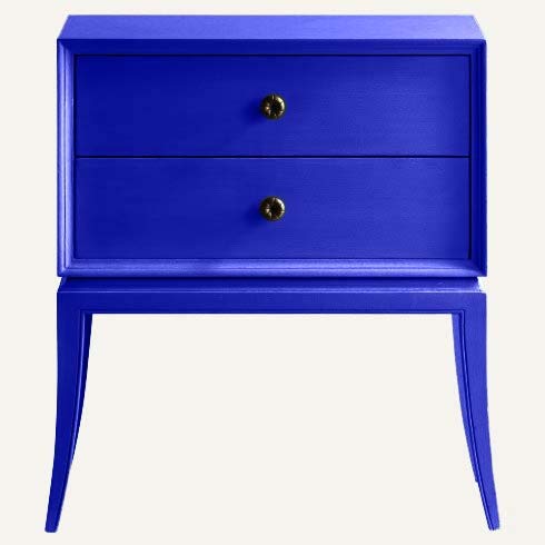 Lajas Mango Wood Bedside Table with Two Drawer