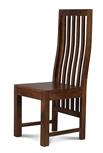Aprodz Solid Wood Stras Dining Chairs for Living Room | Set of 2 Wooden Chair