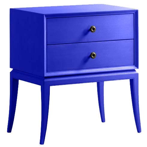 Lajas Mango Wood Bedside Table with Two Drawer