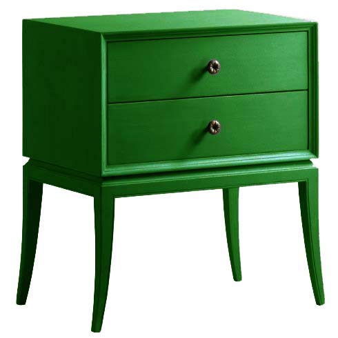 Lajas Mango Wood Bedside Table with Two Drawer