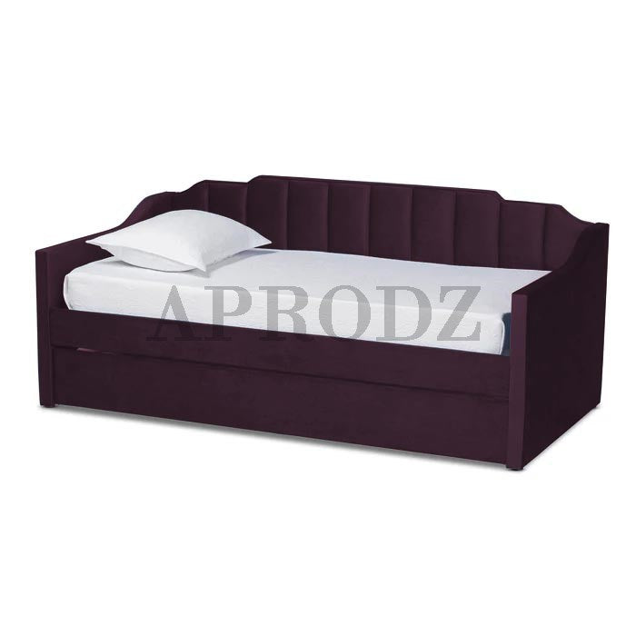 Krease Upholstered Daybed with Trundle Bed