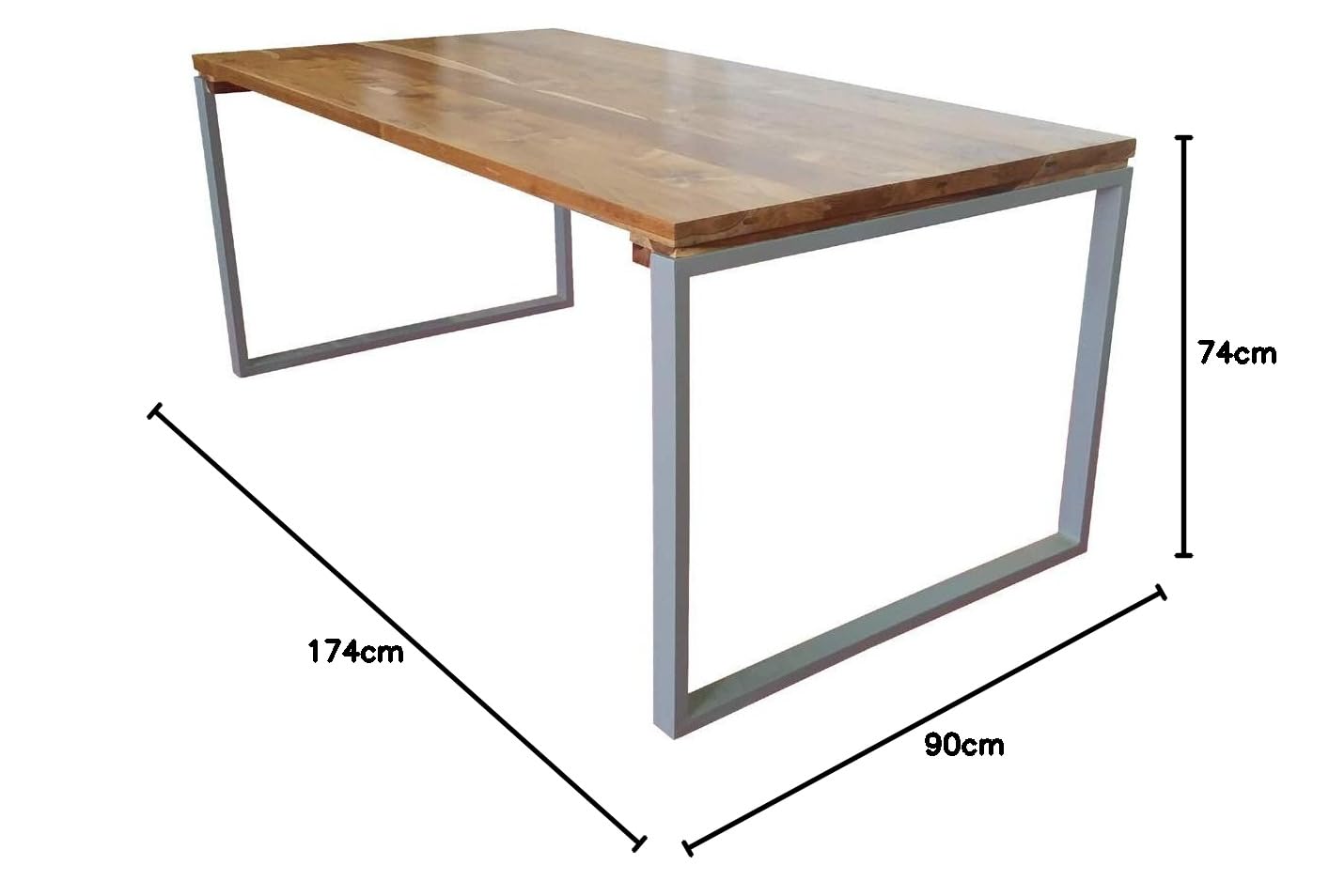 Solid Wood Ekwok Study Desk Table for Home and Office