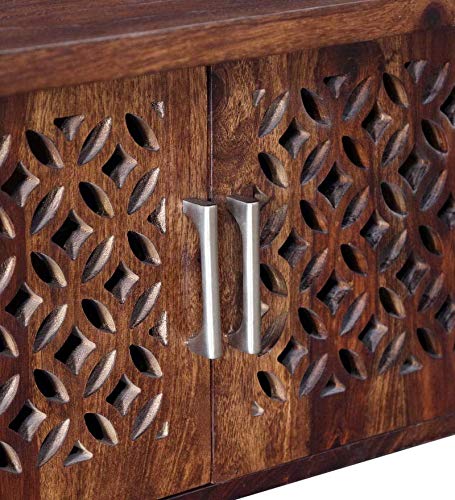 Durque Sheesham Wood Coffee Table - Provincial Teak Finish
