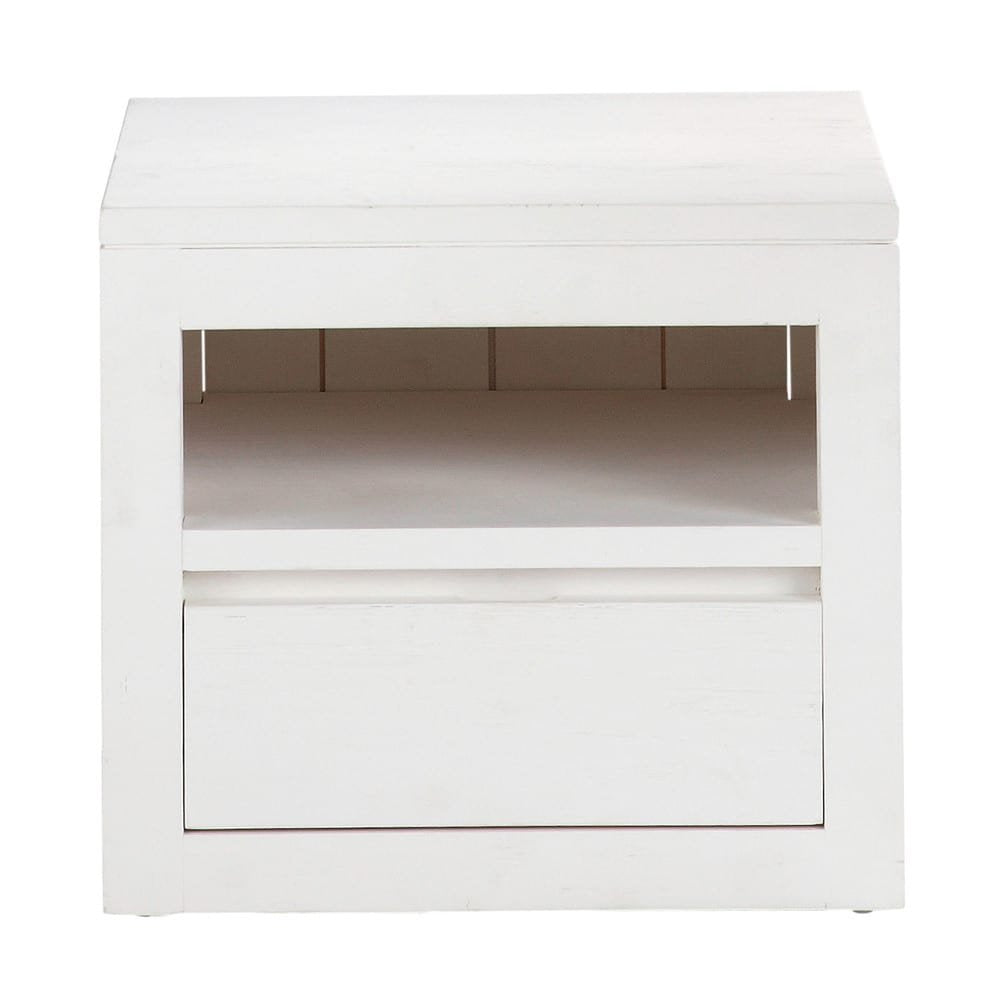 Mango Wood Sechura Bedside Table for Bedroom