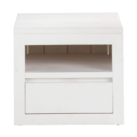 Mango Wood Sechura Bedside Table for Bedroom