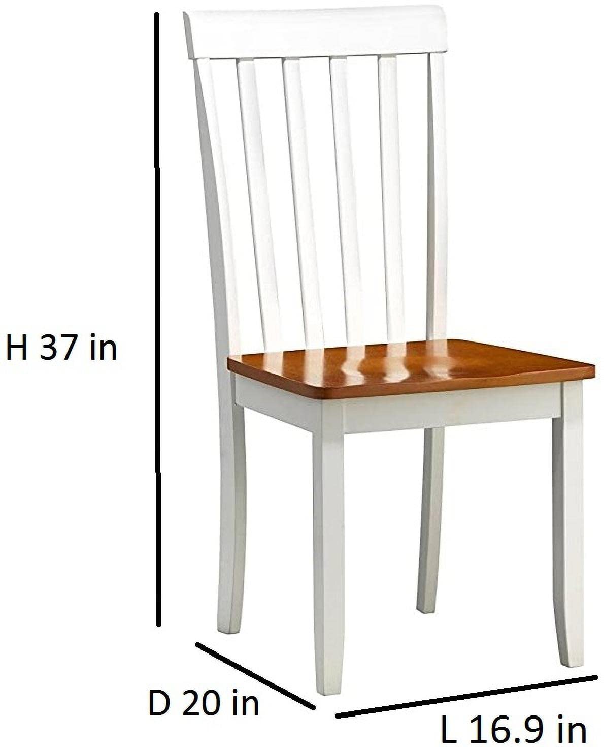 Solid Wood Tiffany 6 Seater Dining Table Set for for Home Dining Room Furniture (Brown & White Finish)