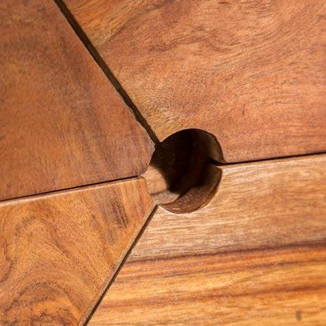 Solid Wood Paul Bedside Storage Table for Living Room