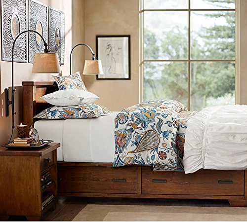 Solid Wood Storage Queen Size Arco Bed for Bedroom Stylish | Natural Brown Finish
