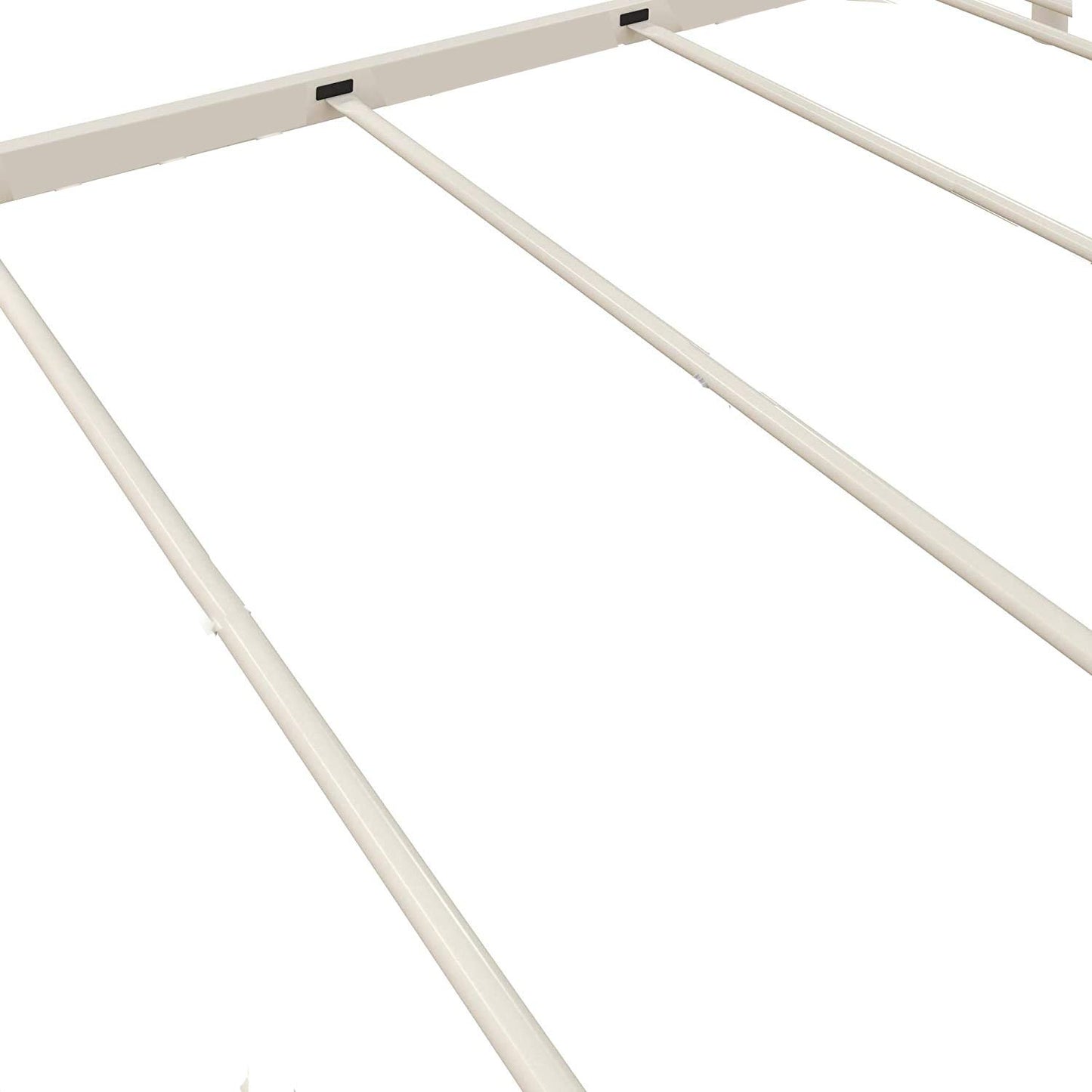 APRODZ Chavez Twin/Twin/Full Size Metal Triple Bunk Bed (Metal - White Powdercoated)