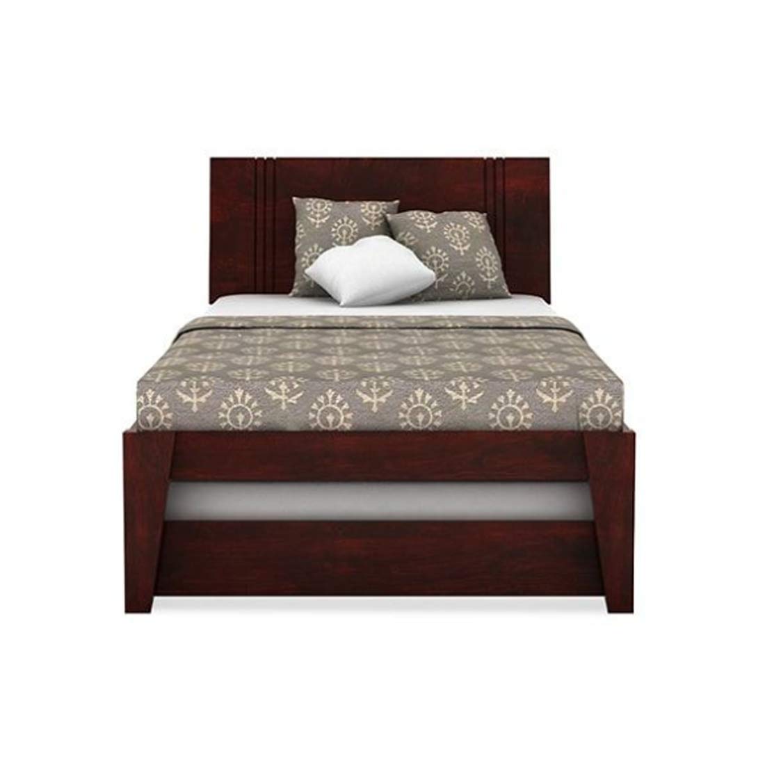 Solid Wood with Storage Trundle Single Wellington Bed for Bedroom