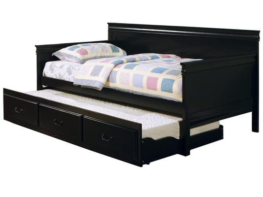 Mango Wood Daybed with Trundle Bed for Home | Bed for Bedroom
