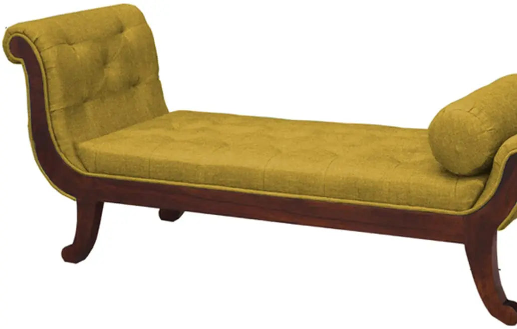 Three Seater Upholstery and Sheesham Wood Sofa