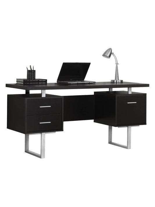 Mango Wood Calio Study Desk Table for Home and Office | Black Finish