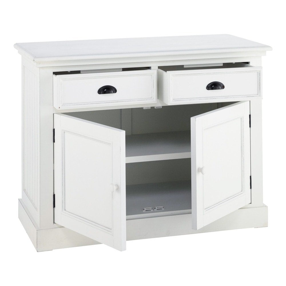 APRODZ Solid Wood Varash Sideboard Storage Cabinet for Living Room