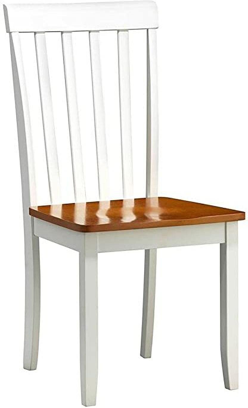 Solid Wood Tiffany 6 Seater Dining Table Set for for Home Dining Room Furniture (Brown & White Finish)