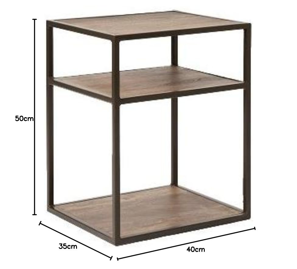 Solid Wood Pombal Bedside Storage Table for Living Room