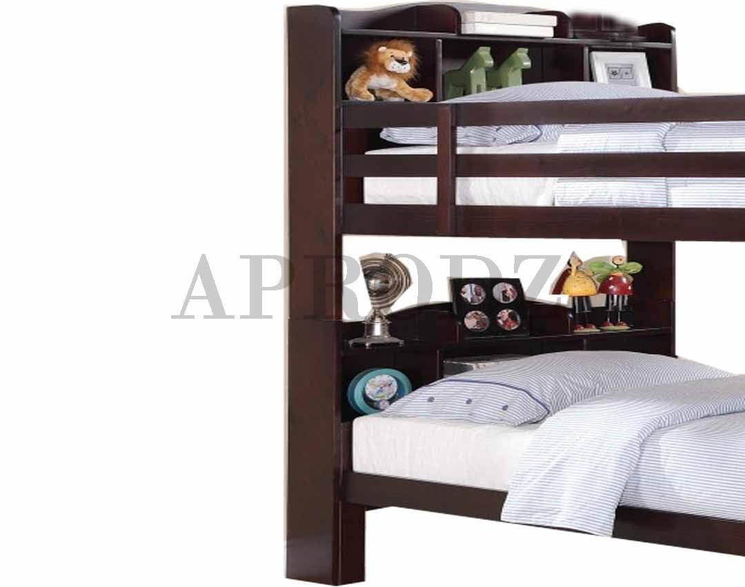 Aprodz Joyce Twin Size Bookcase Bunk Bed
