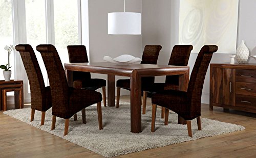 Dubro Dining Table- Brown