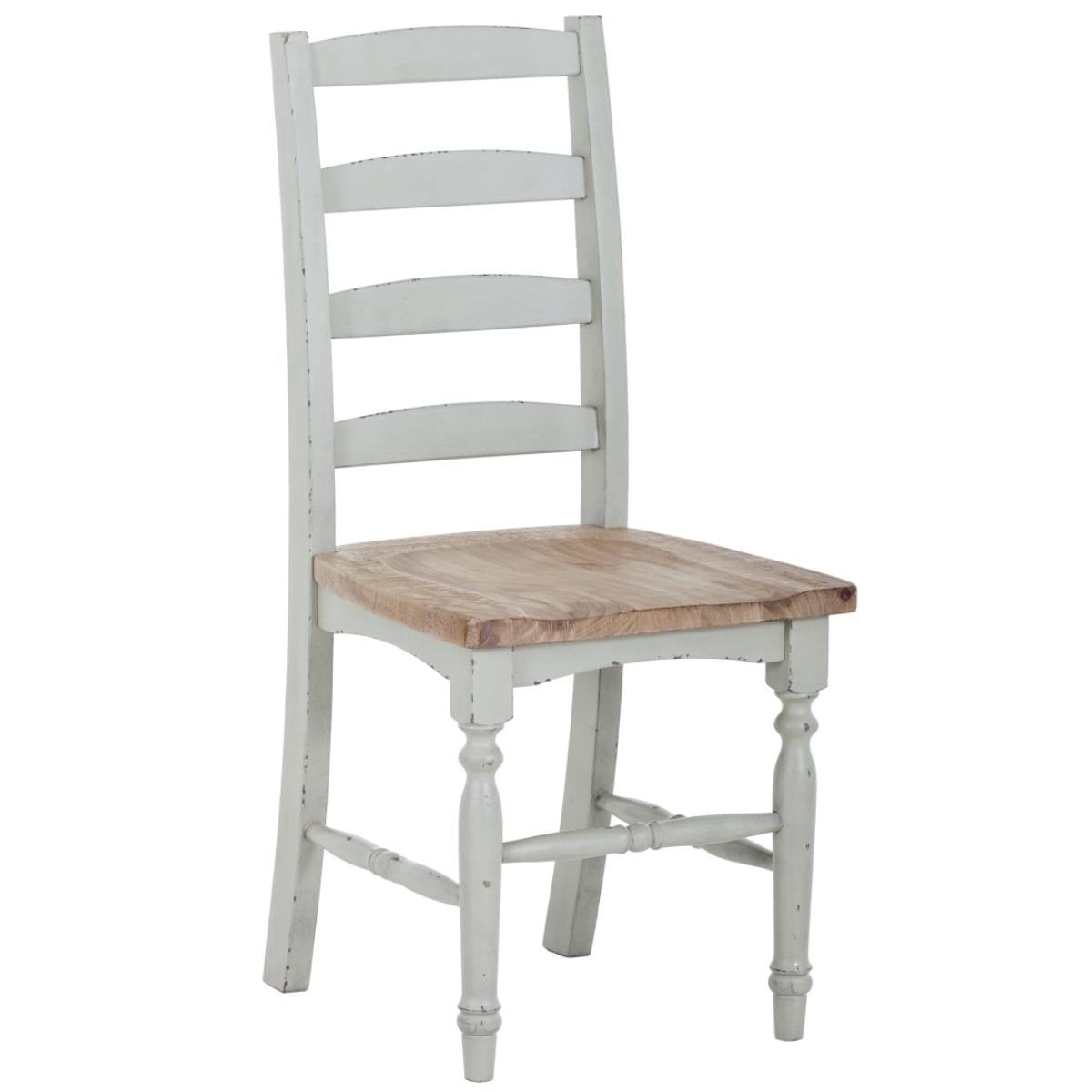APRODZ Mango Wood Bergen Dining Chair Set for Home | Set of 2 Chair | Dark Grey Finish