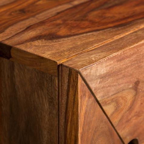 Solid Wood Paul Bedside Storage Table for Living Room