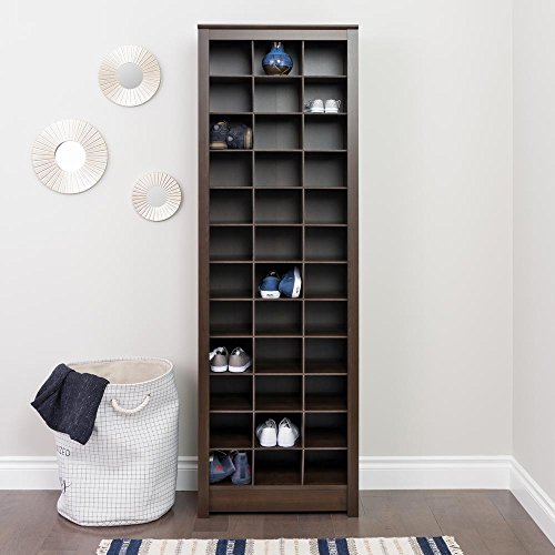 APRODZ Mango Wood Multiple Storage Salga Shoe Rack Shelf For Living Room | Shoe Organizer | White