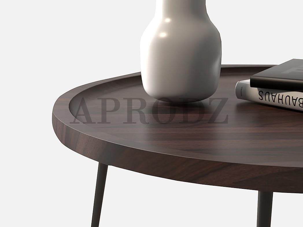 olid Sheesham Wood & Carbon Steel Coffee Table | Stylish & Durable Living Room Centerpiece