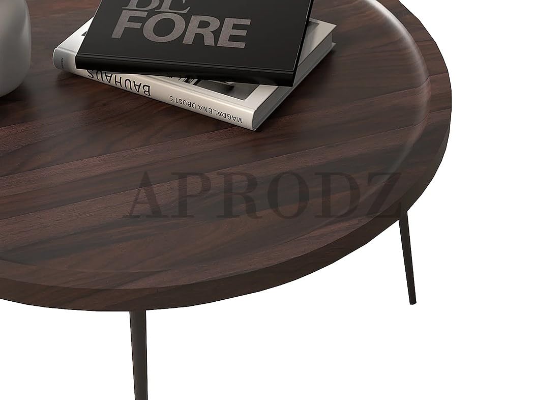 olid Sheesham Wood & Carbon Steel Coffee Table | Stylish & Durable Living Room Centerpiece