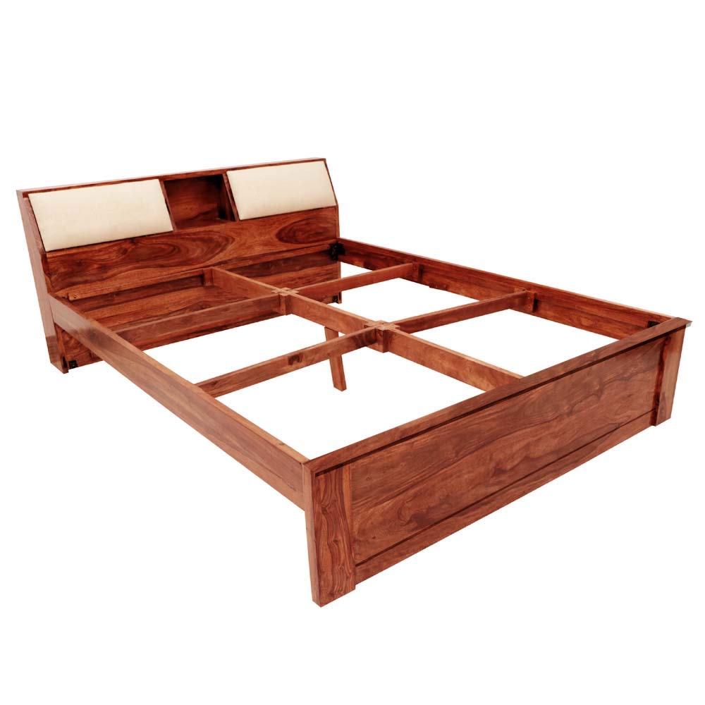 Sheesham Wood Allure Bed with Storage