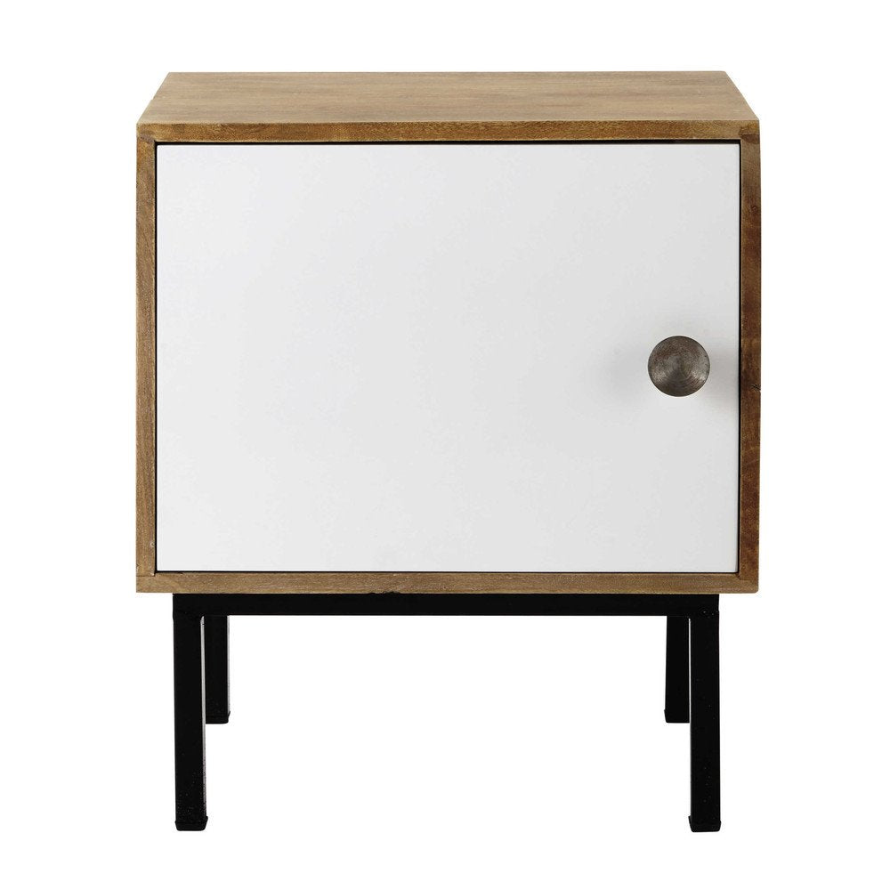 Mango Wood Rizal Bedside Table for Home
