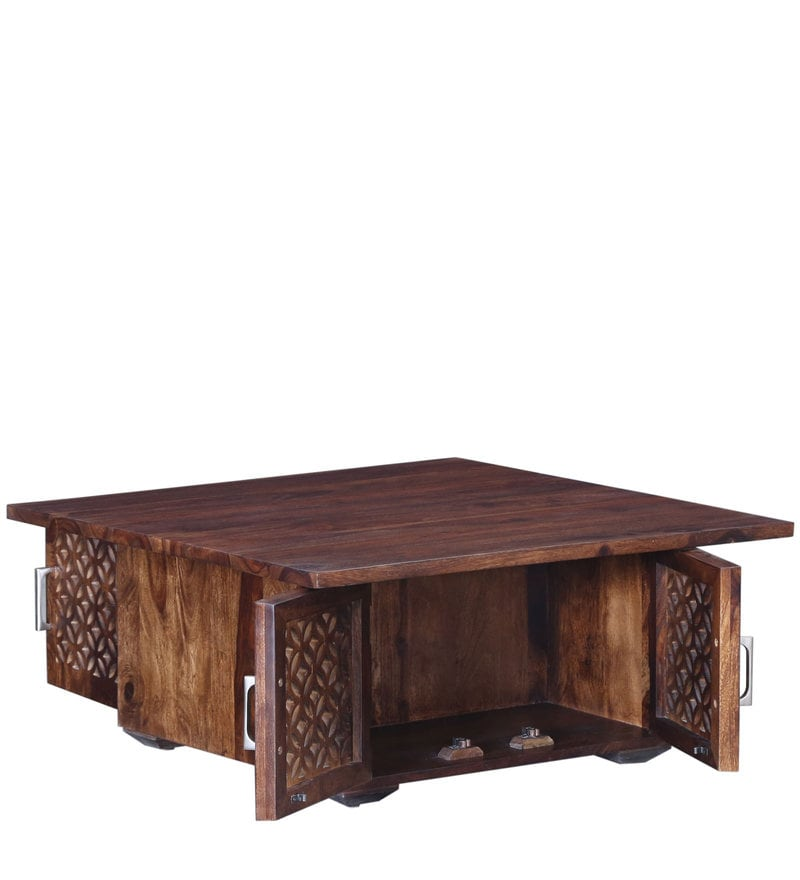 Durque Sheesham Wood Coffee Table - Provincial Teak Finish
