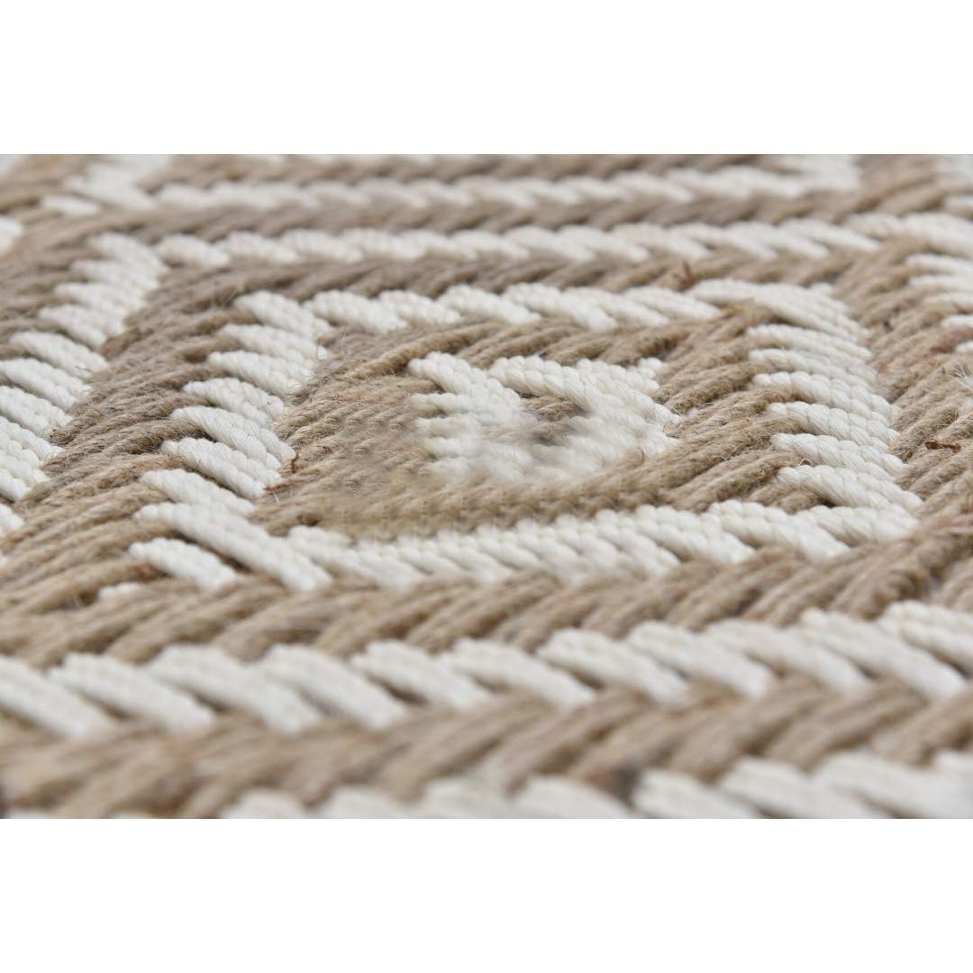 APRODZ Wooden Bench | Colorful Bench for Seating | Sheesham Wood | Cotton Rope | Sitting Bench for Balcony - Home - Garden | Charpai (CRF-2, Medium)