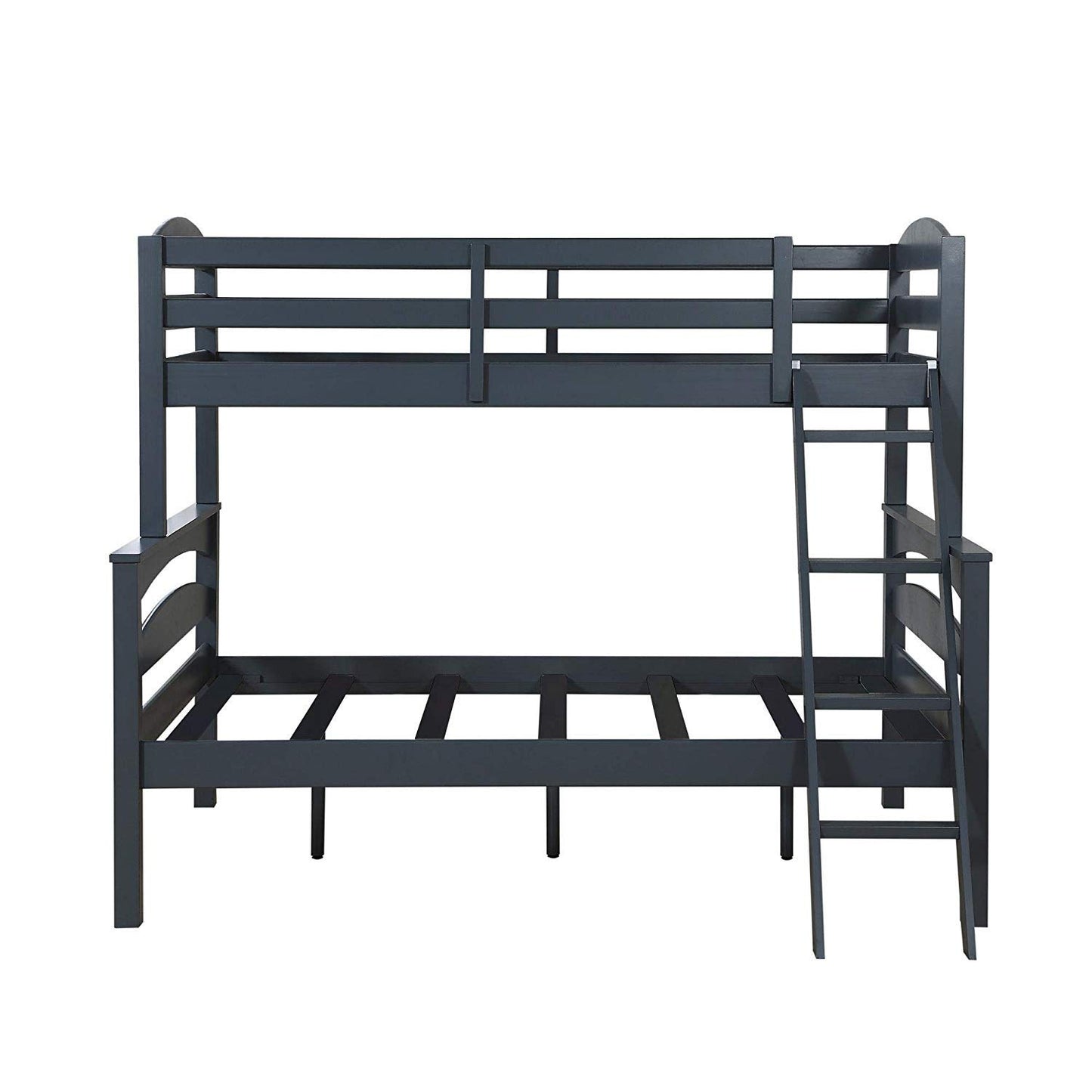 APRODZ Solid Wood Reese Bunk Bed for Bedroom | Light Grey Finish