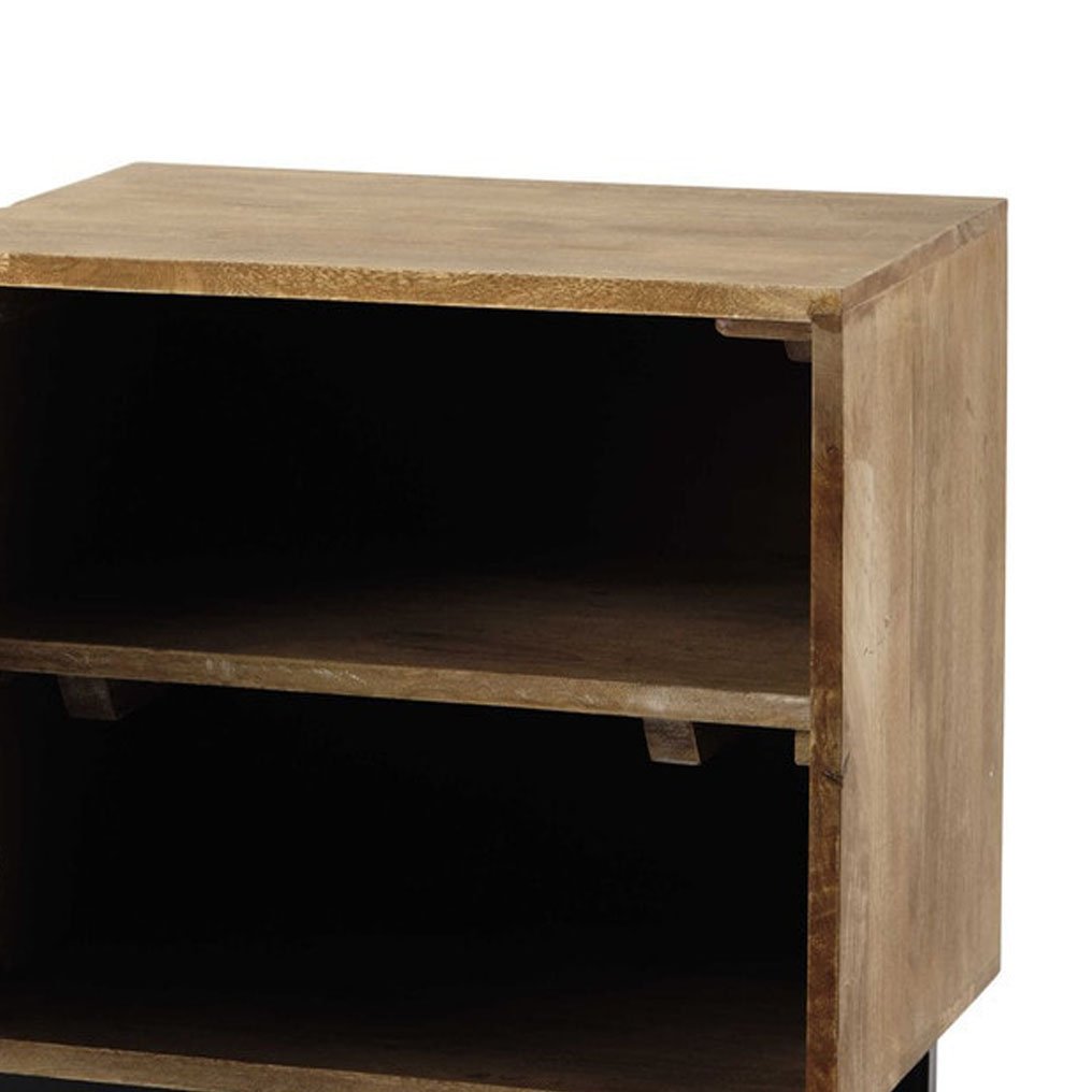 Mango Wood Rizal Bedside Table for Home