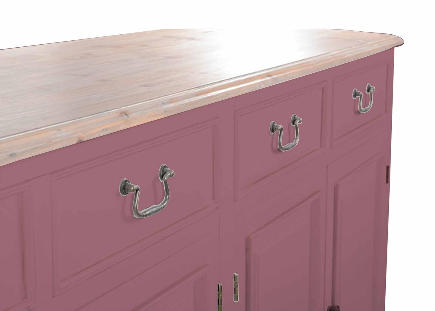 Solid Wood Cancun Storage Sideboard Cabinet with 4 Door and 4 Drawer for Living Room