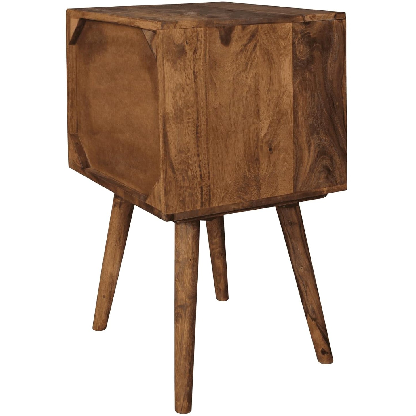 Mango Wood Fauna Bedside Table for Home