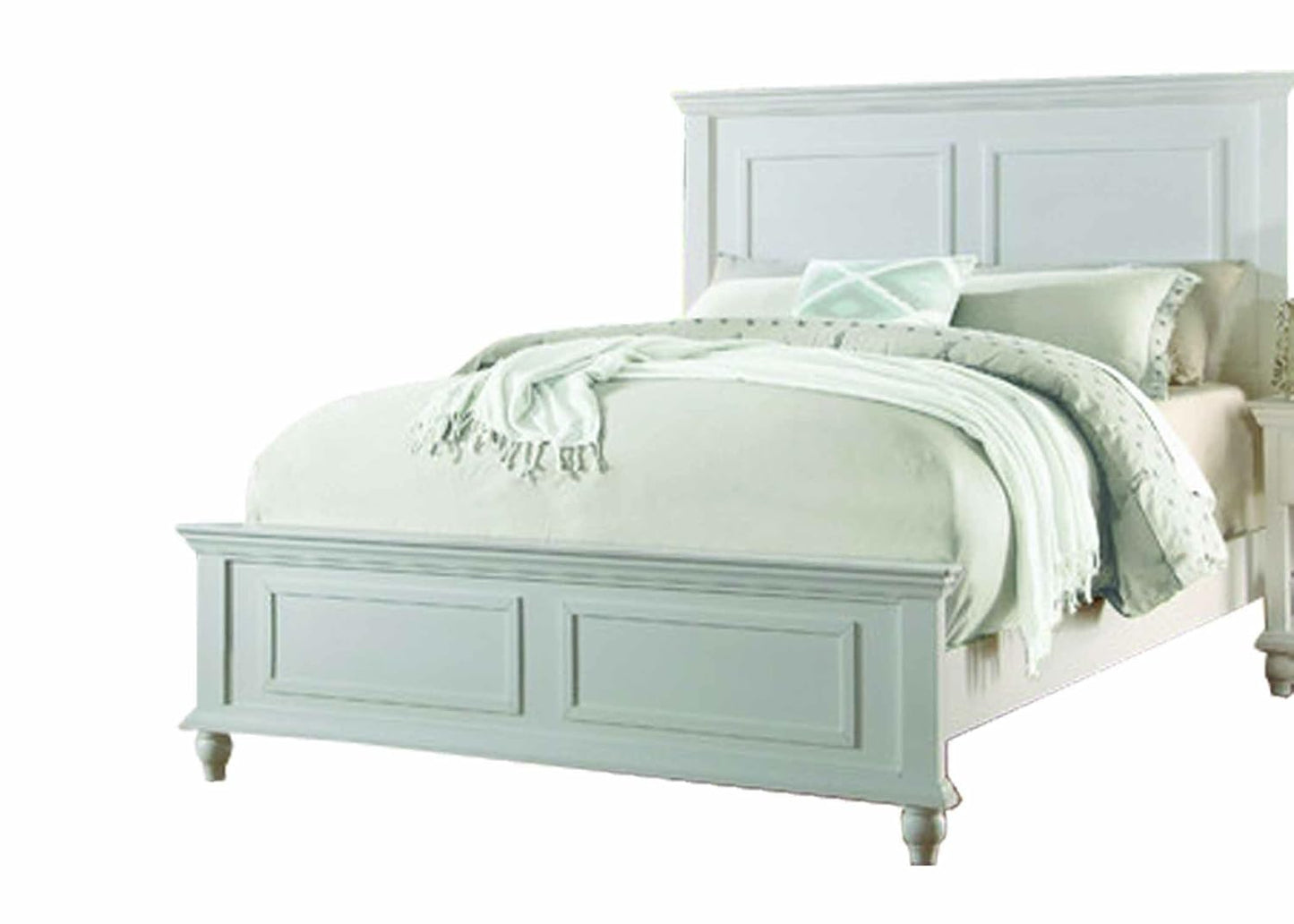 APRODZ Solid Wood Storage Queen Size Stites Bed for Bedroom Stylish | White Finish