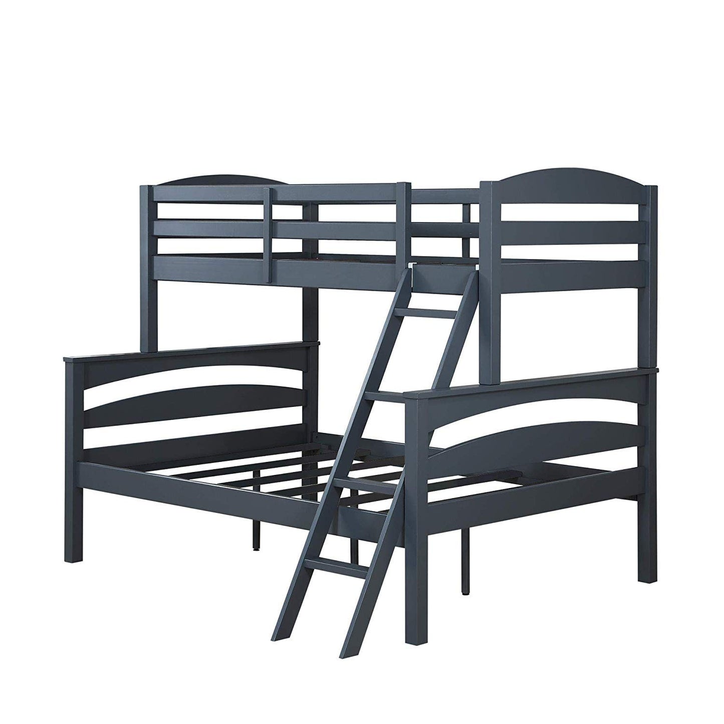 APRODZ Solid Wood Reese Bunk Bed for Bedroom | Light Grey Finish