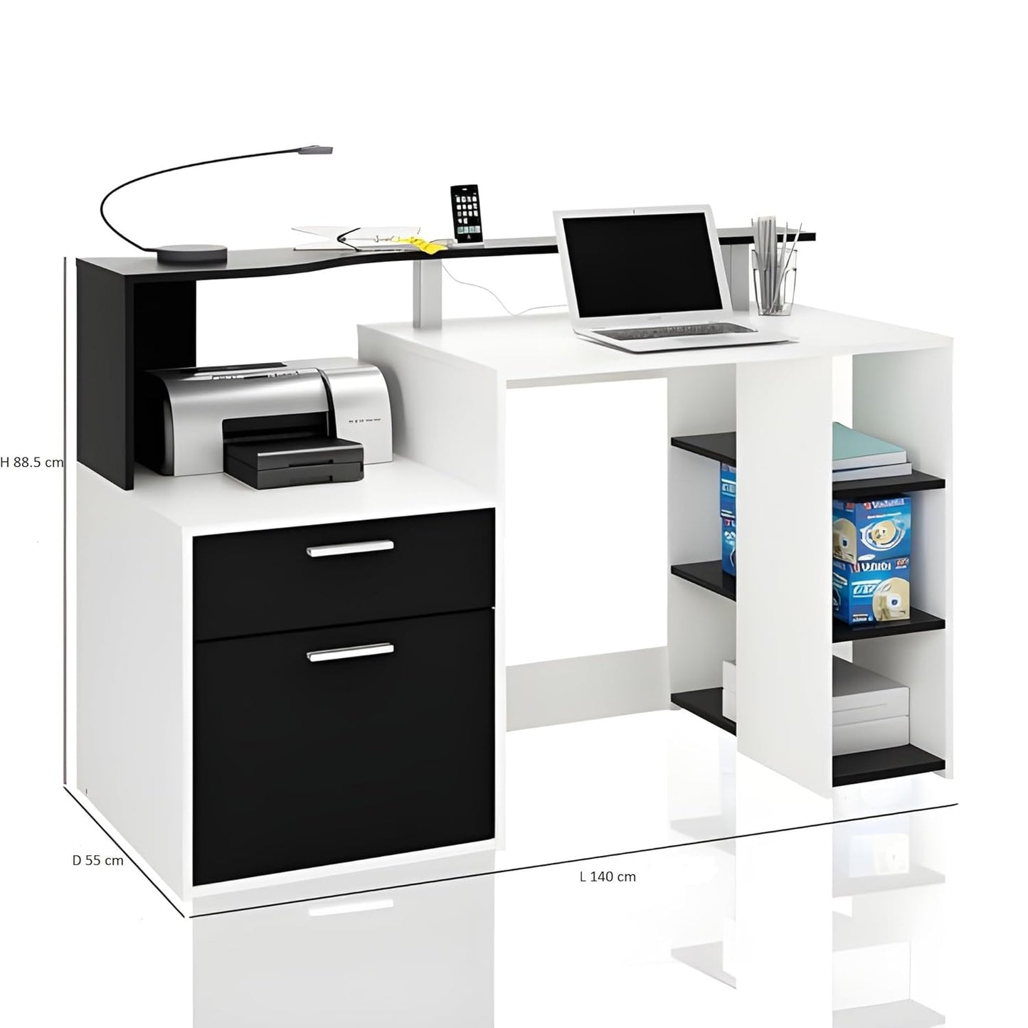 Solid Mango Wood Study Desk Table for Home and Office