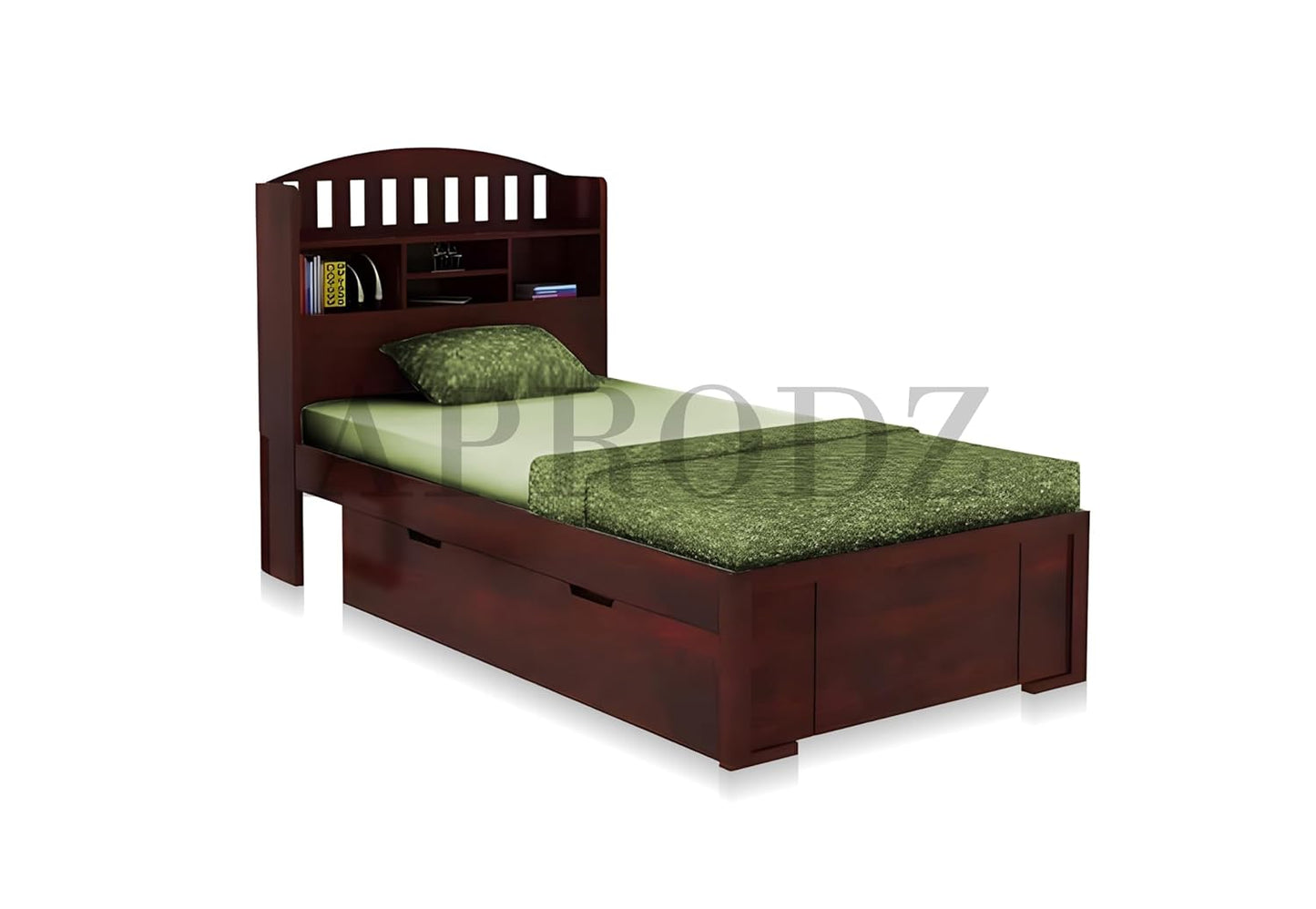 Sheesham Wood Santiago Storage Single Bed for Bedroom Stylish