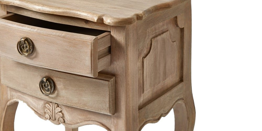 Mango Wood Opole Bedside Table for Home