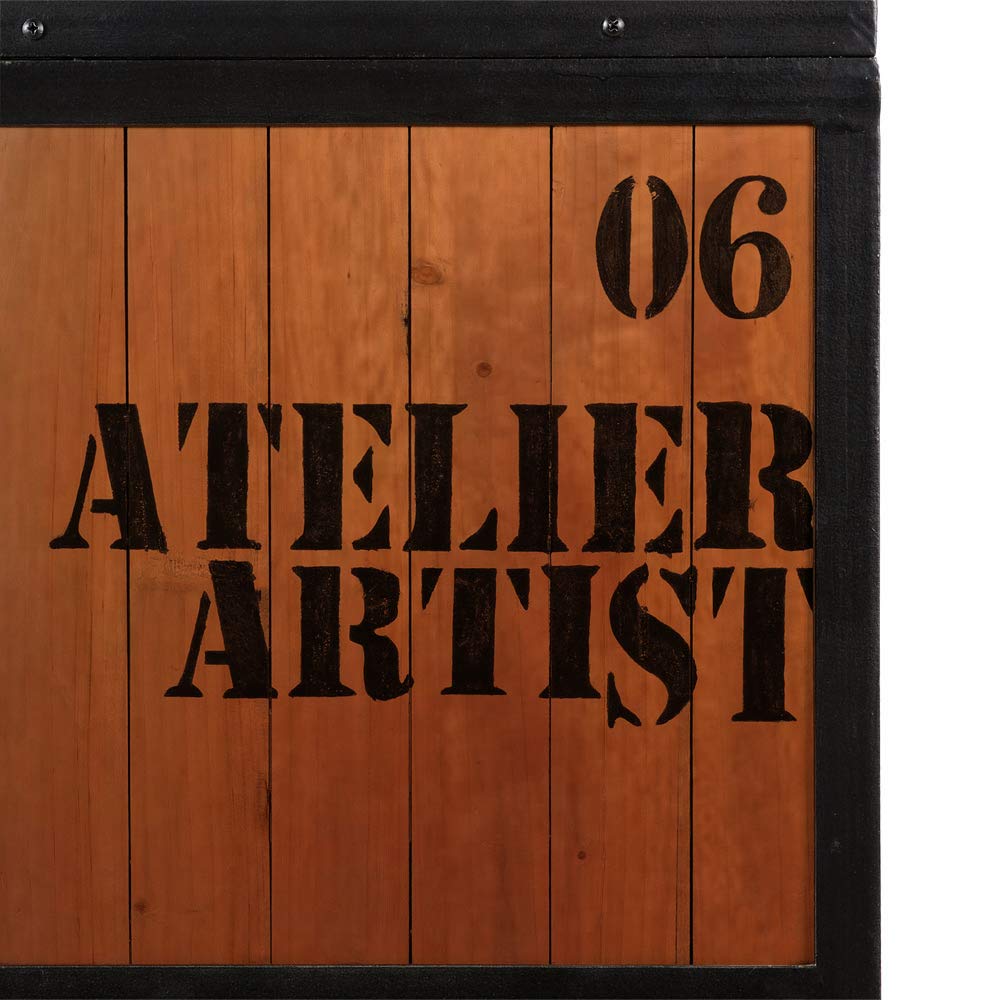 APRODZ Solid Wood Sumy Sideboard Storage Cabinet for Living Room | Wooden Cabinet for Kitchen | Brown Finish