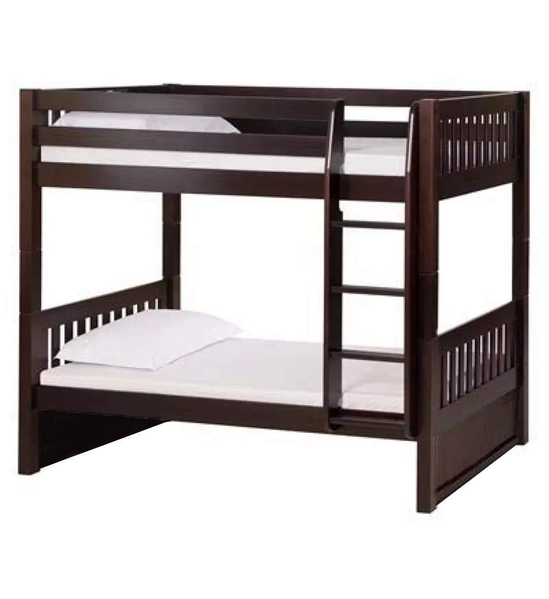 APRODZ Sheesham Wood Moyer Bunk Bed for Bedroom | Brown Finish